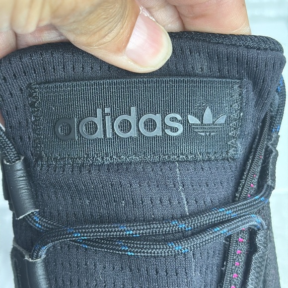 (H5) Adidas Tubular Dusk Women's Running Shoes, Size 9, Black/Pink - Picture 4 of 13